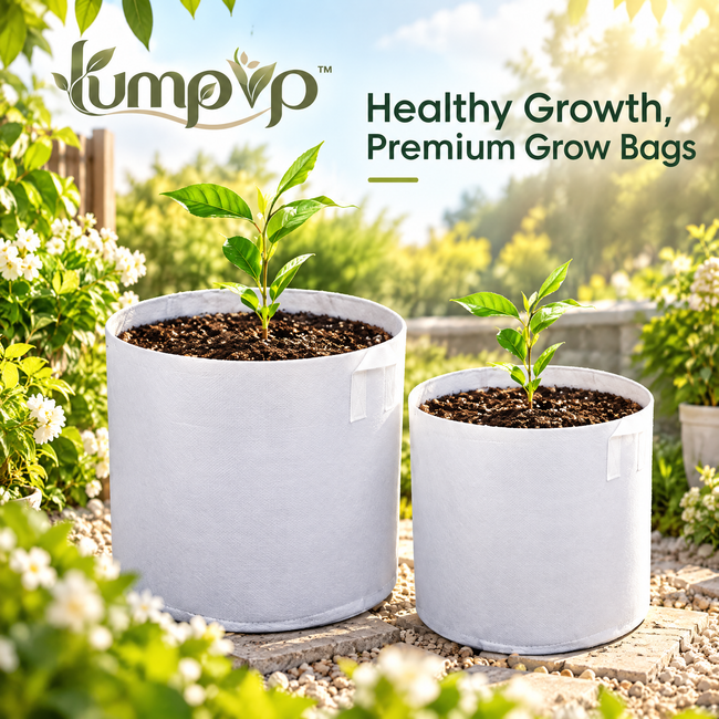 ๐๐๐๐๐๐โข Heavy-Duty Aeration Fabric Grow Bags Thickened Non-Woven Plant Potato Vegetables Containers with Sturdy Handles (5-Pack Assorted Sizes)